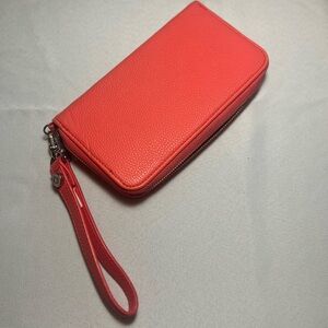 Coral All About the Benjamin’s Wallet with Wristlet